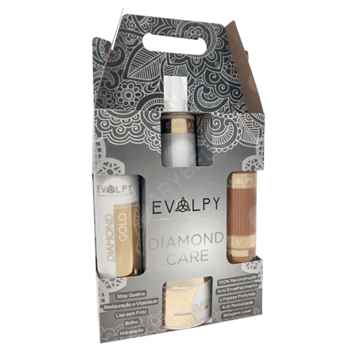 Hair Schedule for Dry Hair 4 Products 10 Treatments Home Care Diamond Care Gold Evolpy Liss