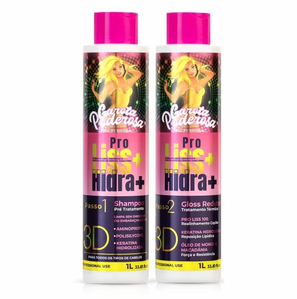 Garota Poderosa ProLiss Hidra+ Keratin Realignment Treatment Kit 2x1L