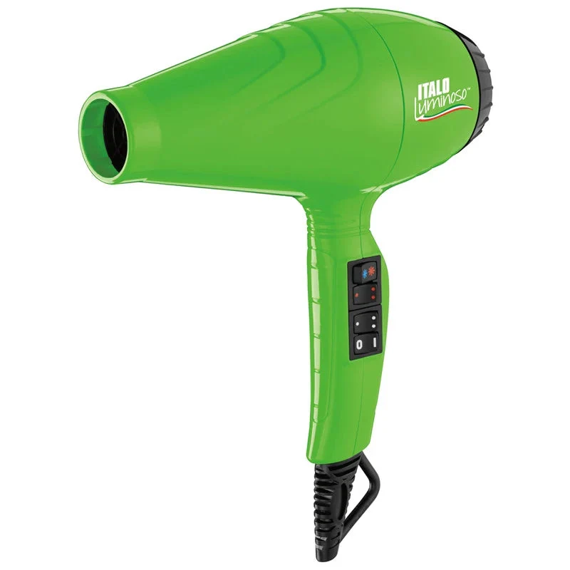 Pro Italo Luminoso Professional Green Hair Dryer 2000W 110V 127V - Babyliss