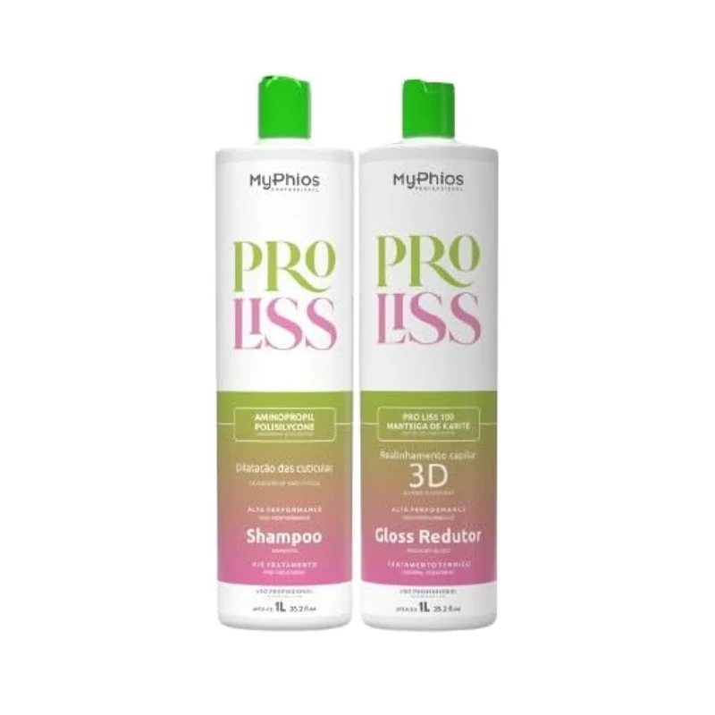 My Phios Pro Liss Progressive Brush Volume Reducer 2x 1L / 2x 33.28 fl oz