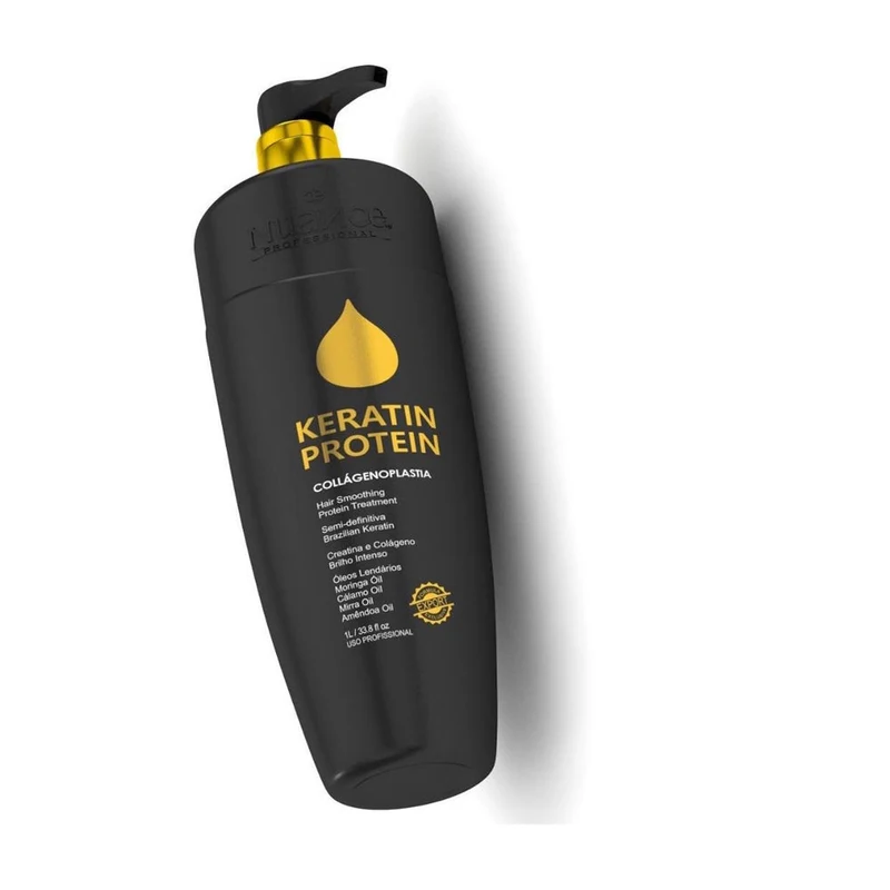 Keratin Protein Carbonoplasty Semi-Definitive Brush Organic Gel 1000ml - Nuance
