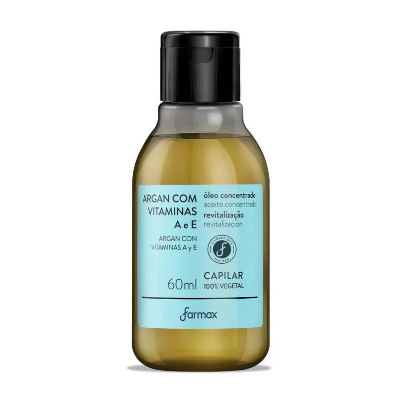 Farmax Argan Vitamins A & E Hair Oil 60ml / 2 fl oz