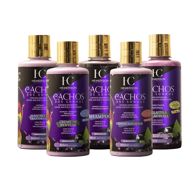 Mestre dos Cachos Cachos dos Sonhos 5x 300ml / 5x 10.14 fl oz kit