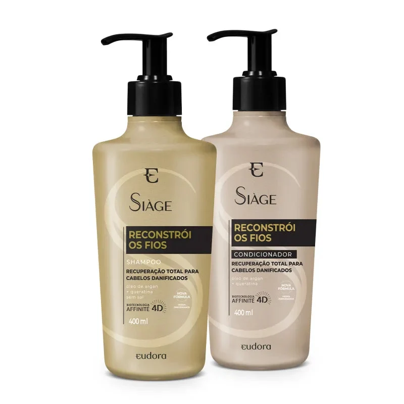Eudora Siàge Reconstructs the Wire Treatment Kit 2x 400ml / 2x 13.52 fl oz
