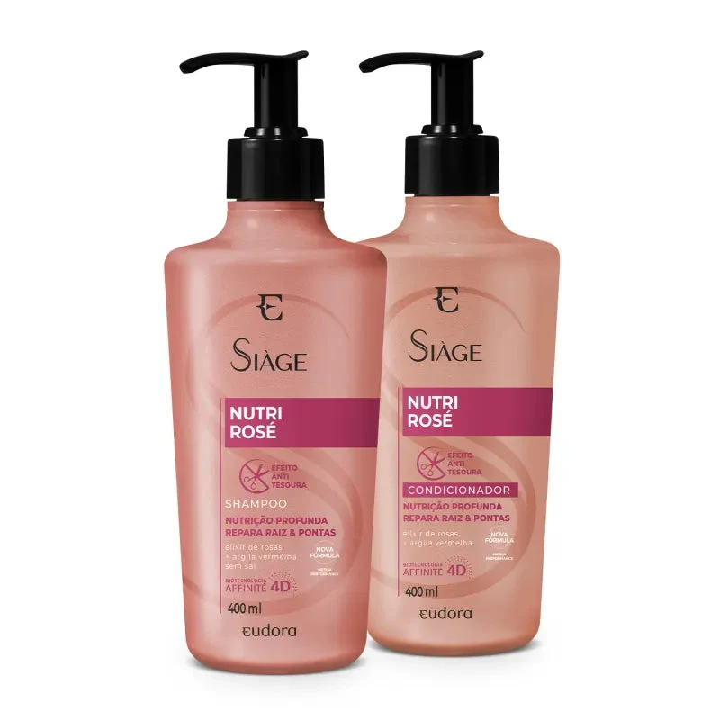 Eudora Siàge Nutri Rosé Kit 2x 400ml / 2x 13.52 fl oz