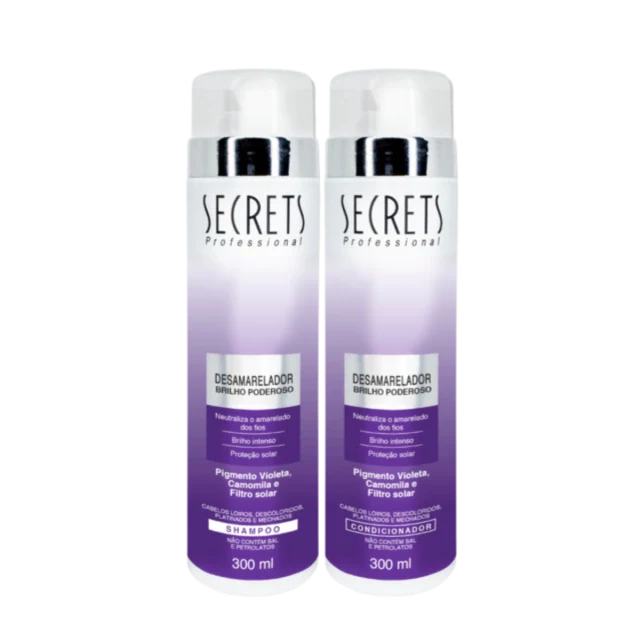 Secrets Desamarelador Home Care Kit 2x 300ml / 2x 10.14 fl oz