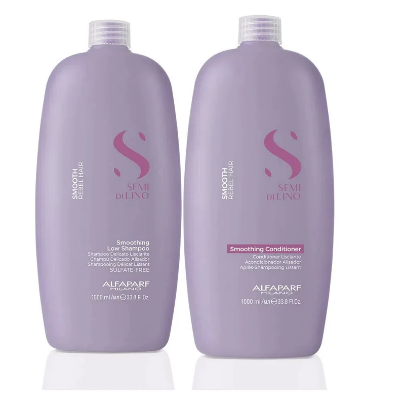 Alfaparf Milano Semi di Lino Smooth Kit 2x 1L / 2x 33.8 fl oz