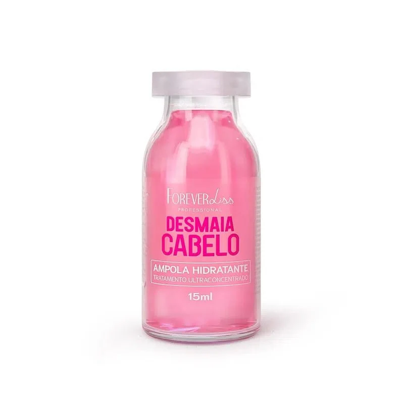 Lot of 3 Forever Liss Desmaia Cabelo Ampoule 15ml