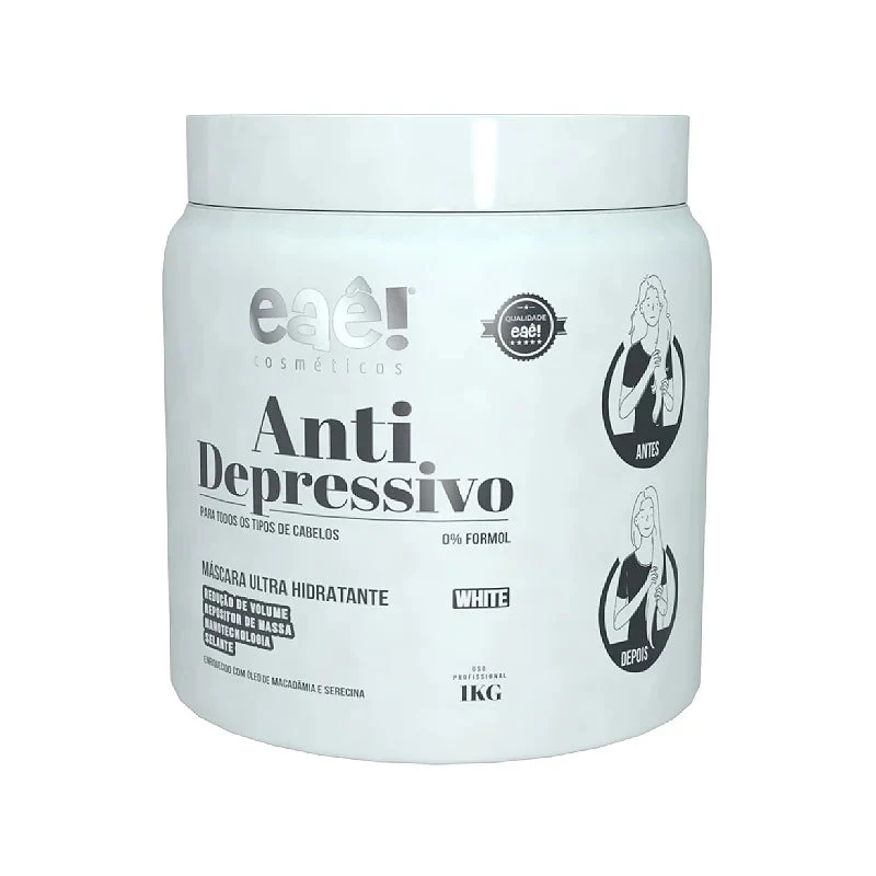 Eaê Cosmetics Anti Depressivo White Mask 1Kg / 35,27 fl oz