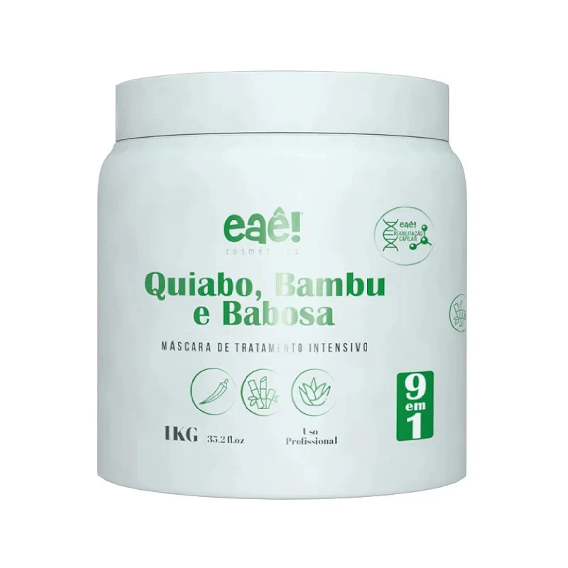 Eaê Cosmetics Okra Bamboo Aloe Treatment Mask 1kg / 35.27 fl oz
