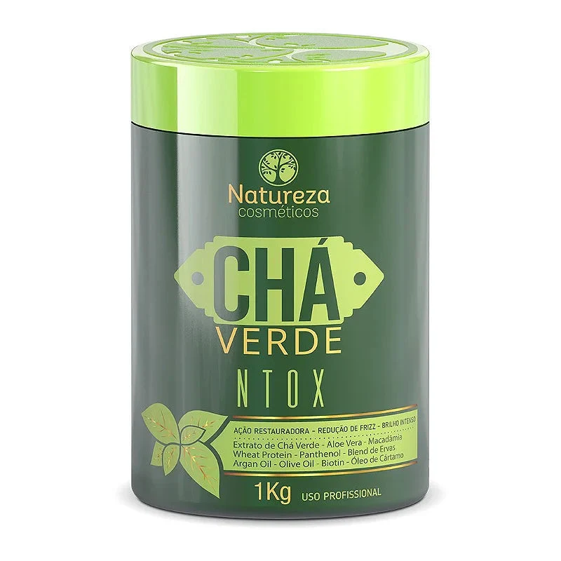Natureza Cosmetics Green Tea Ntox Deep Hair Mask 1Kg / 35.27 fl oz
