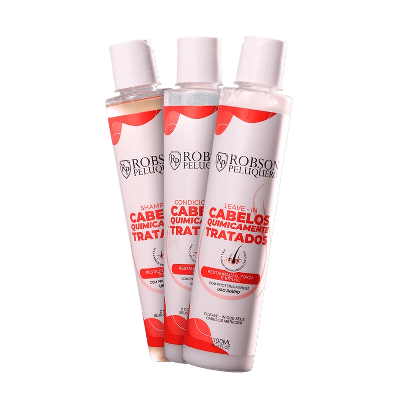 Robson Peluquero Home Care Chemically Treated Hair Kit 3x300ml / 3x 10.1 Oz