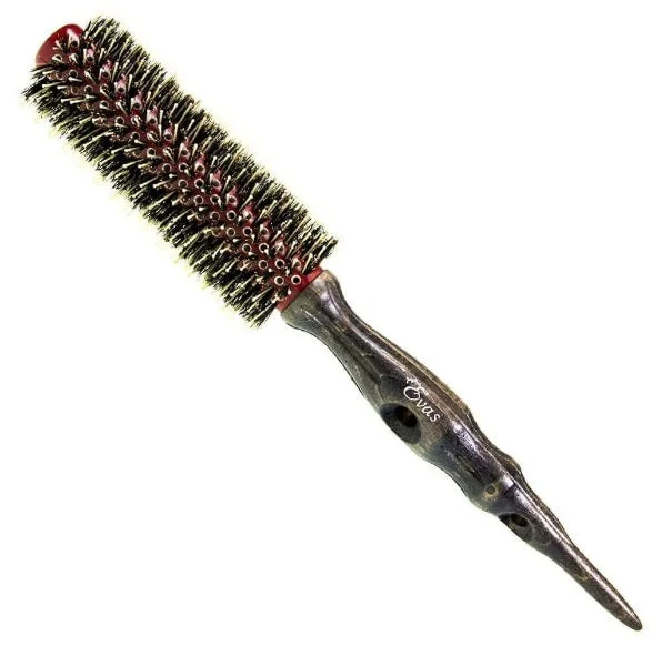 Professional Wooden Combing Natural Boar / Nylon Bristles Hair Brush W 0312 S - Evas