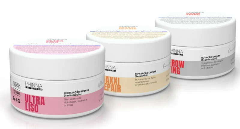 Hair Schedule Masks Reconsturction Hydration Nourishing Treatment Kit 3x250g - Phinna