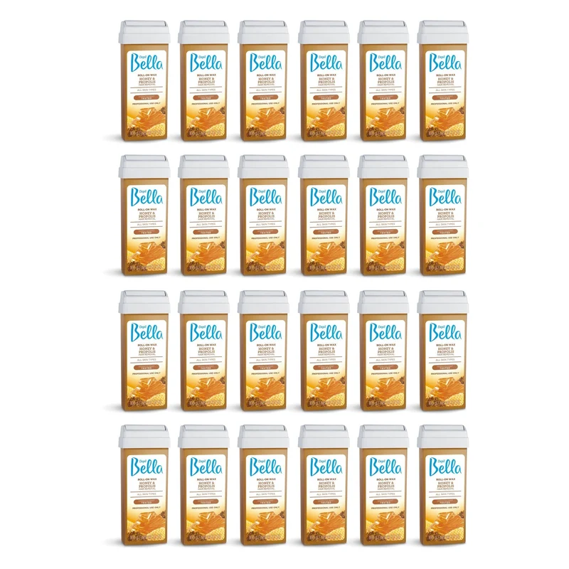 Depil Bella Roll-On Honey with Propolis Wax Hair Removal Cartridges 3.52Oz (120 Units )