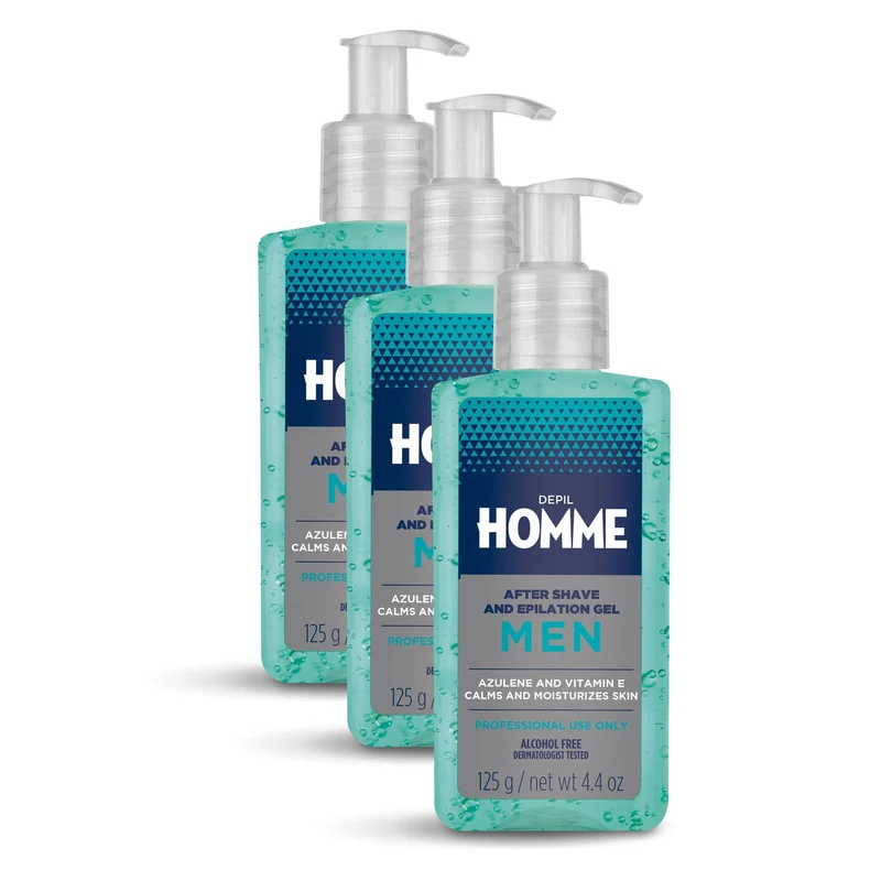 Depil Homme by Depil Bella After Shave and Waxing Body Gel 125g (3 Units )
