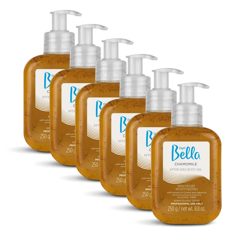 Depil Bella Post Waxing Chamomile Body Gel 250g (6 Units )