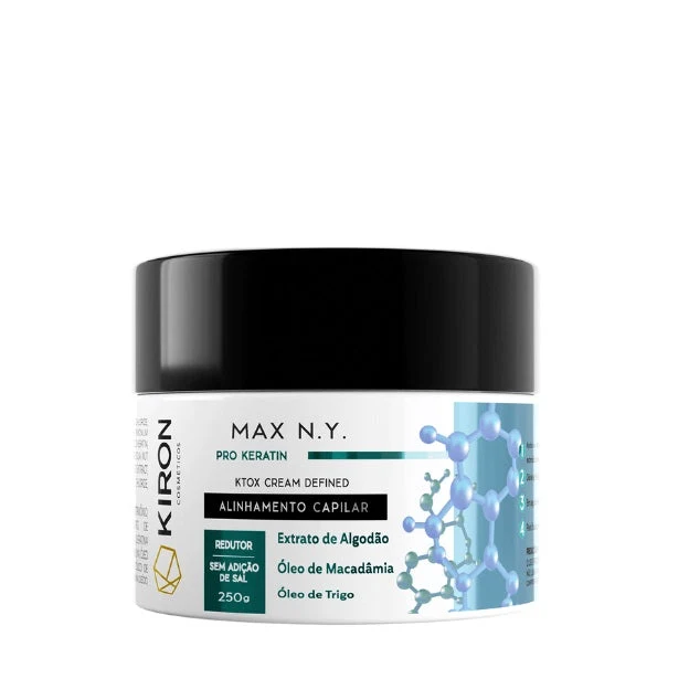 Ktox Defined Cream Pro Keratin Max N.Y Alignment Treatment Deep Hair Mask 250g - Kiron