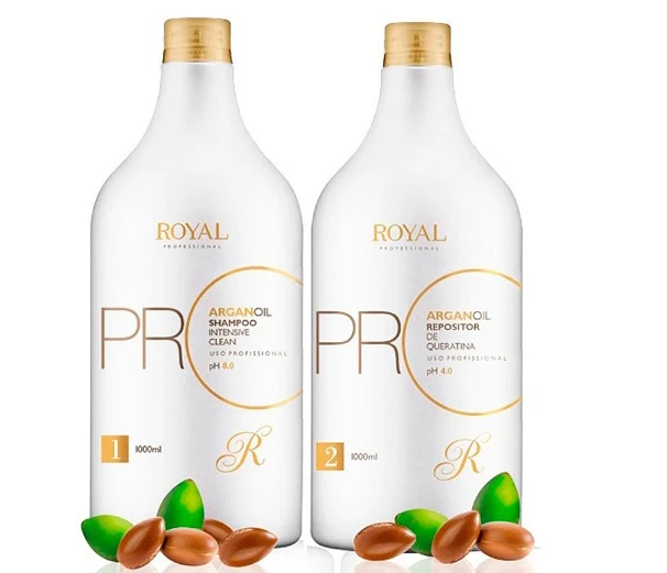 Pro Max Argan Oil Progressive Brush 2x1L - Royal Professional