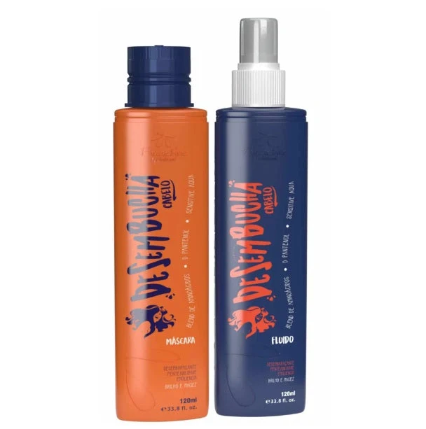 Desembucha Dry Hair Moisturizing Anti Frizz Softness Treatment Kit 2x120ml - Floractive