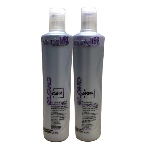 SPA Blond Hair Neutralizing Resistance Softness Color Maintenance Kit 2x300ml - Souple Liss
