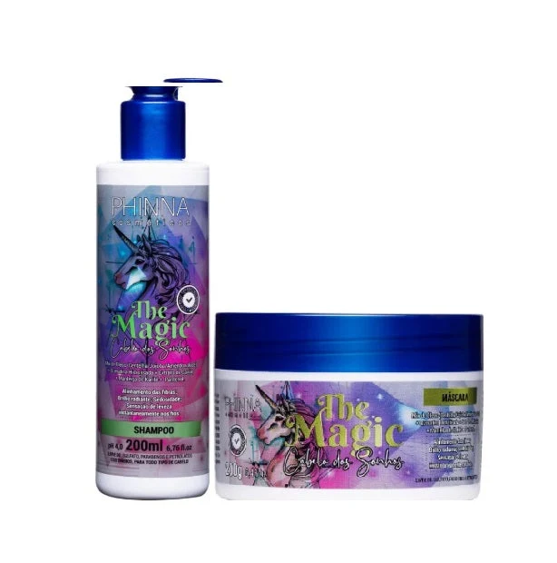 The Magic Dream Hair Volume Reduction Effect Frizz Control Softness Treatment Kit 2x200 - Phinna