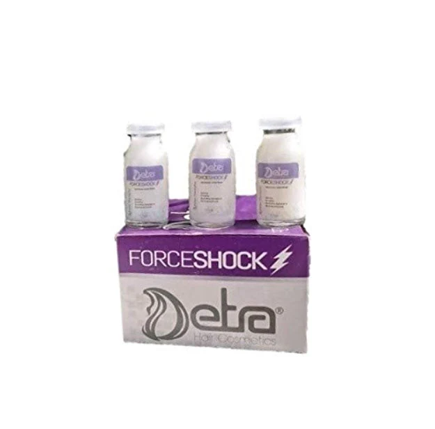 Detra Force Shock Restore Protein Replacement Treatment Ampoules 9x17ml - Detra Hair