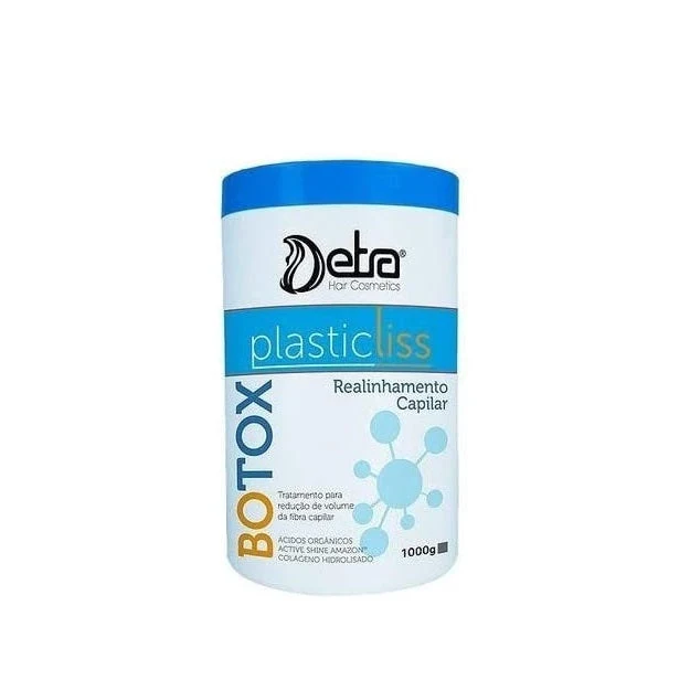 Plastic Liss Hair Volume Reducer Deep Hair Mask Straightening 1Kg - Detra Hair