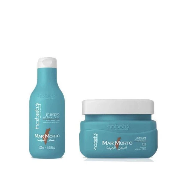Mar Morto Dead Sea Hair Restorer Protection Shine Treatment Kit 2x300ml - Hobety