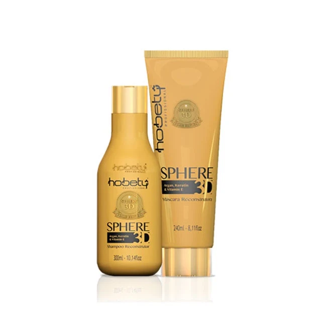 Sphere 3D Damaged Hair Rebuilding Antioxidant Anti Frizz Treatment Kit 2x300ml - Hobety