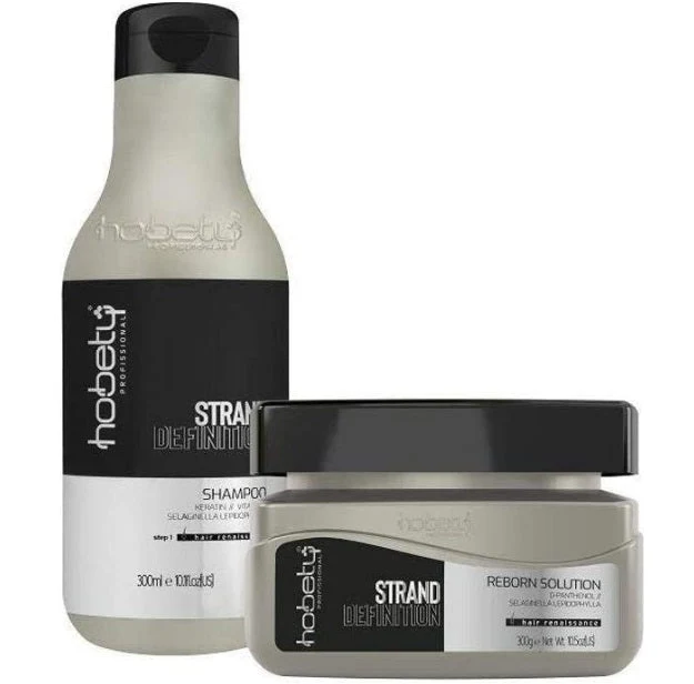 Strand Definition Damaged Hair Oiliness Control Shine Treatment Kit 2x300ml - Hobety