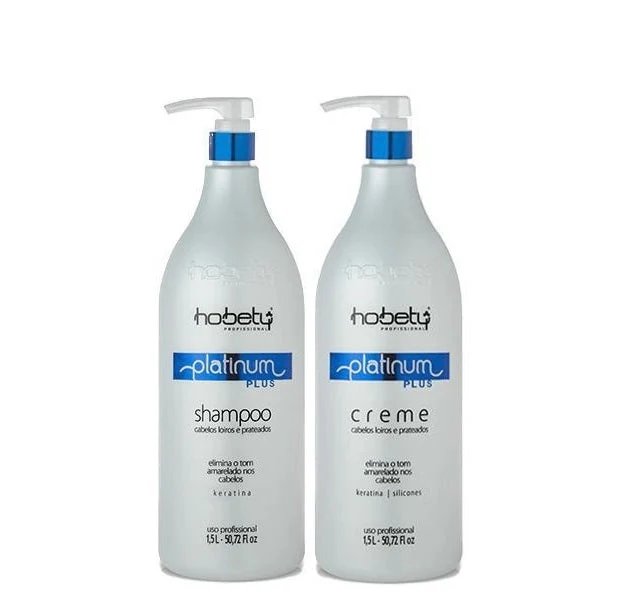 Platinum Plus Blond Grey Hair Neutralizing Color Maintenance Treatment Kit 2x1 - Hobety