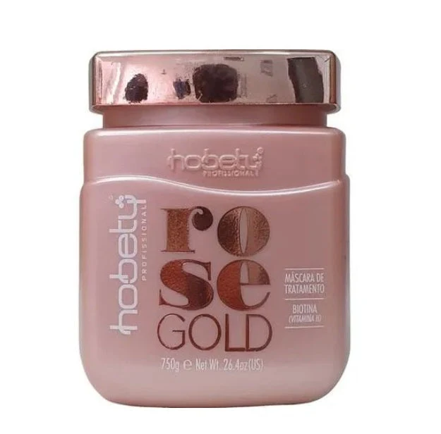 Rose Gold Mask Brittle Hair Growth Strenghtening Hydration Treatment 750g - Hobety