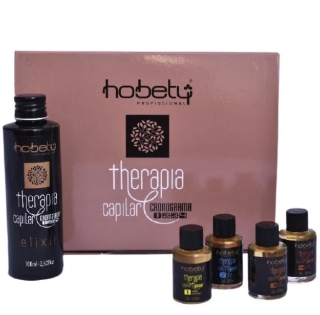 Hydration Nutrition Reconstruction Shielding Hair Schedule 5 Itens - Hobety