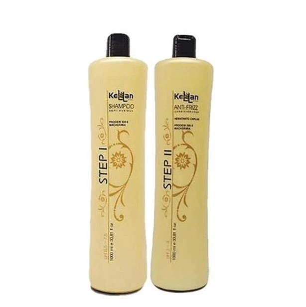 Restructuring Progressive Brush Hair Smothing Straightening Kit 2x1L - Kellan