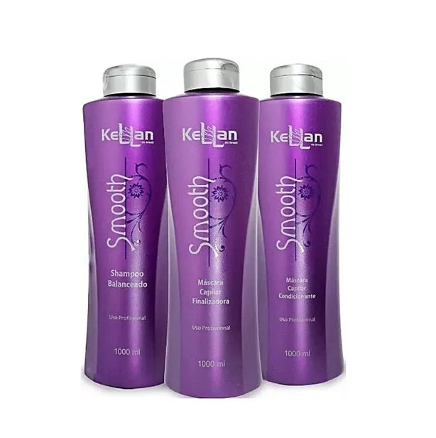 Smooth Hair Tinting Progressive Brush Straightening Smoothing Kit 3x1L - Kellan