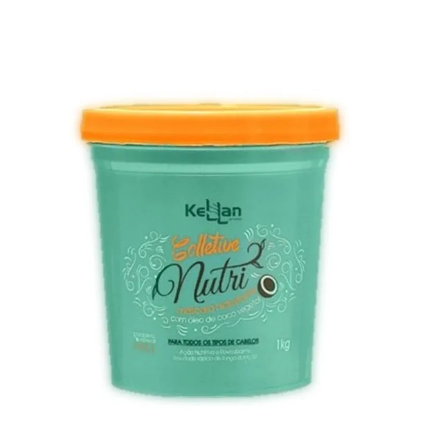Nutri Lipids Coconut Mask Dry Hair Nourishing Softness Treatment 1kg - Kellan