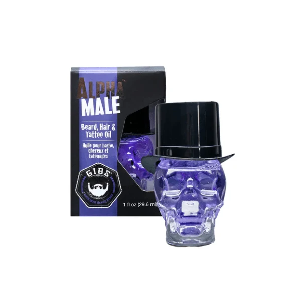 Huile pour barbe, cheveux et tatouages Alpha Male