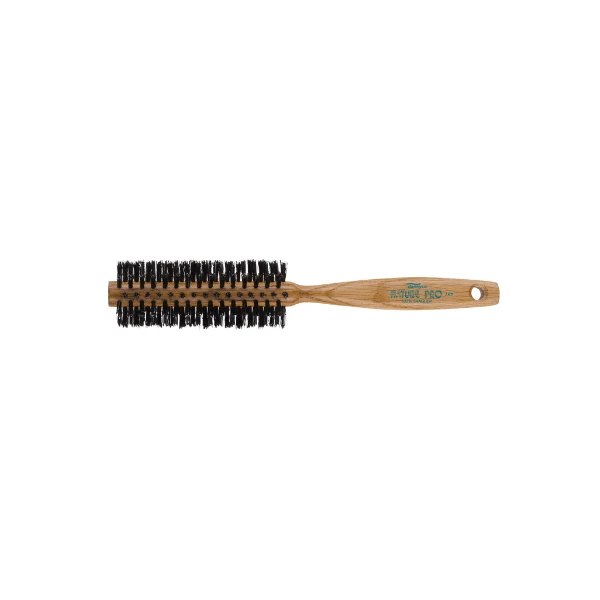 Brosse ronde en Bois et Poils de Sanglier