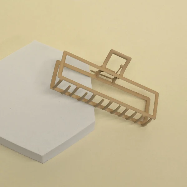 Pince Rectangulaire XL Cappucino