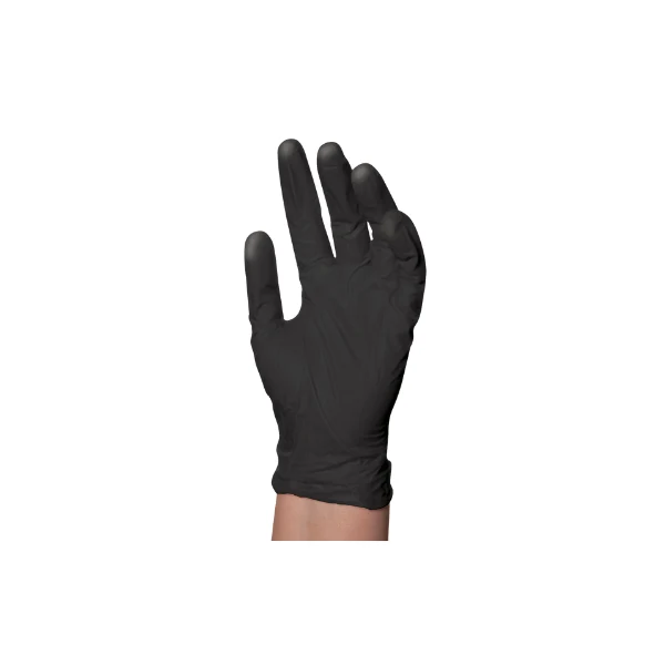 Boîte de Gants en Vinyle noirs jetables (100)