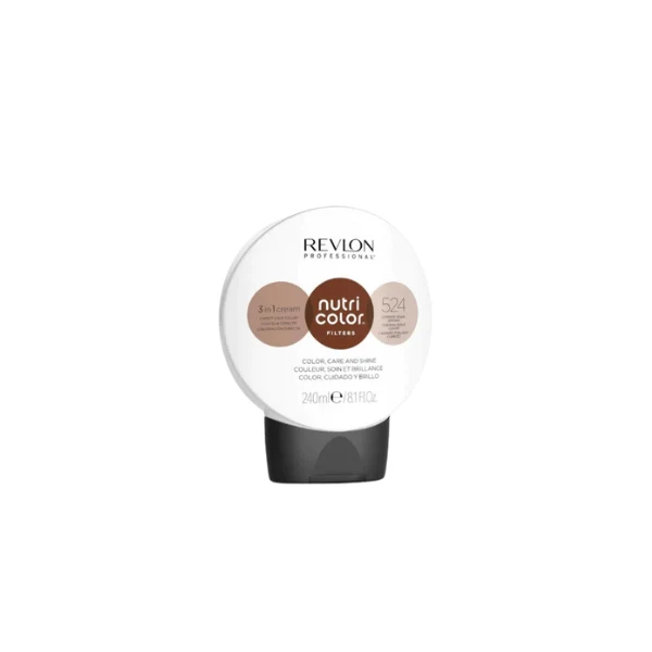 Crème 3-en-1 Nutri Color 524 Châtain Perlé Cuivré