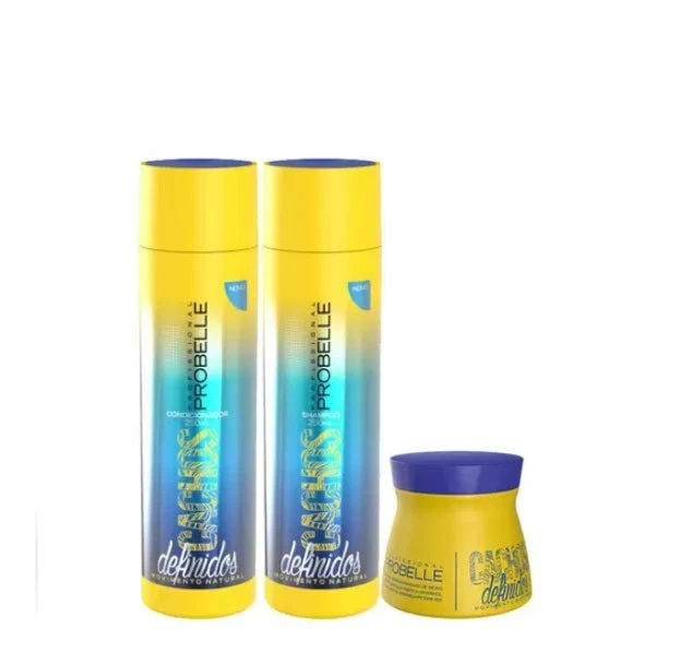 Probelle Cachos Definidos Curly Hair Home Care Kit