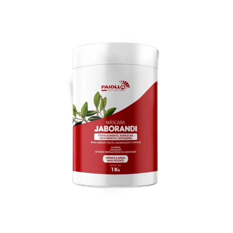 Jaborandi Hair Growth Fortifying Treatment Anti Loss Control Mask 1Kg - Paiolla