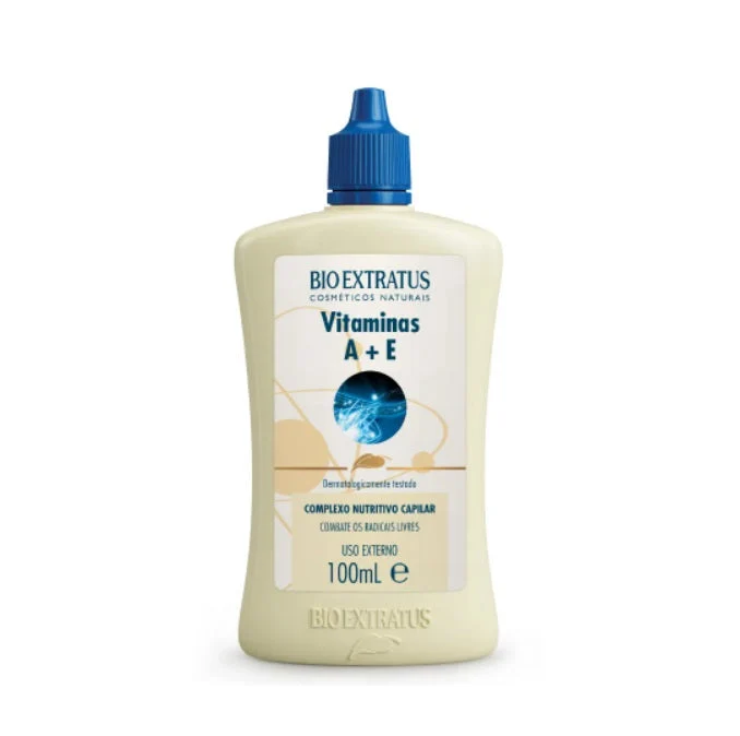 Vitamins A + E Fluid Hair Nutrition Moisturizing Treatment Fluid 100ml - Bio Extratus