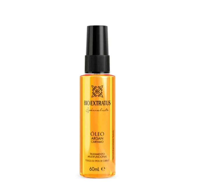 Argan Cártamo Cardamom Oil Hair Shine Finisher Treatment 60ml - Bio Extratus