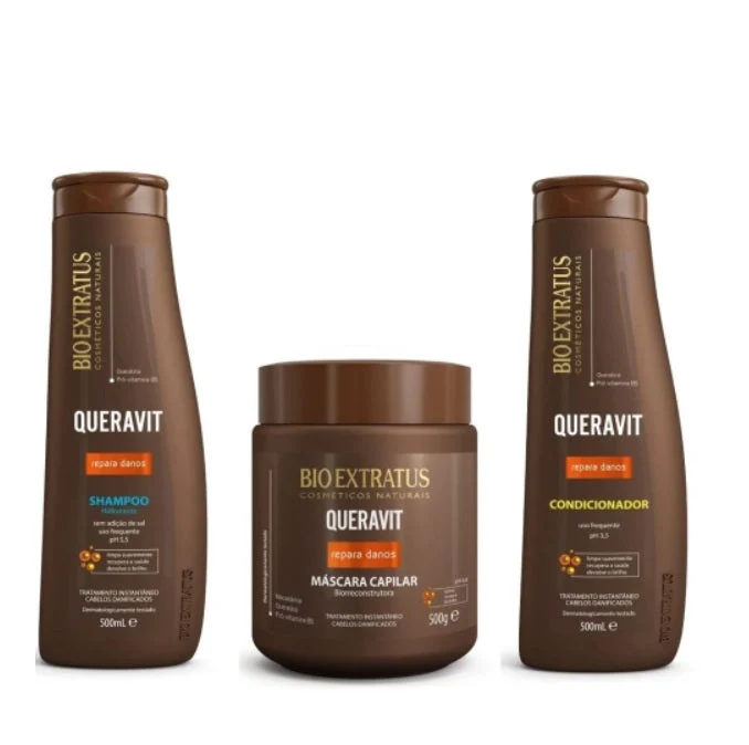 Queravit SOS Damage Hair Bio Reconstructor Treatment Kit 3x500 - Bio Extratus