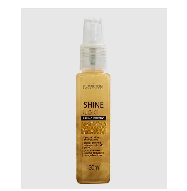 Shine Gold Hair Finisher Protection Vegan Spray 120ml - Plancton Professional