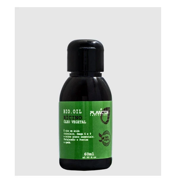Rícino Bio Castor Oil Vegetable Hair Moisturizing 60ml - Plancton Professional
