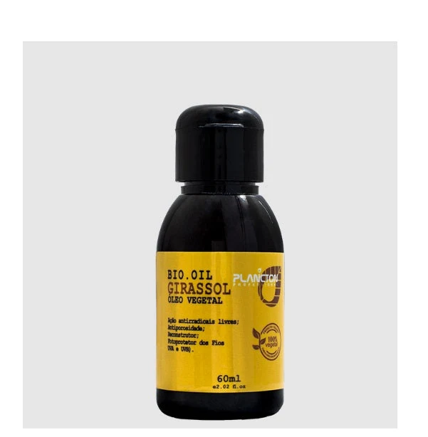 Girassol Sunflower Bio Oil Vegetable Hair Moisturizing 60ml - Plancton Professional